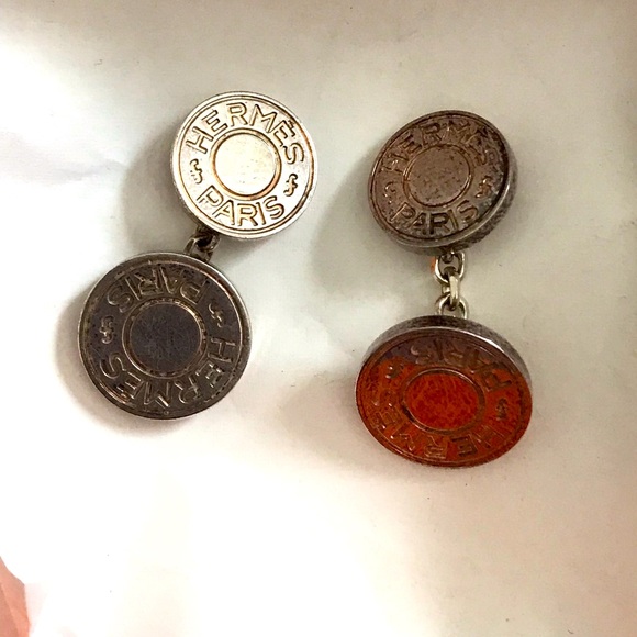 Hermes Sellier .925 Cufflinks